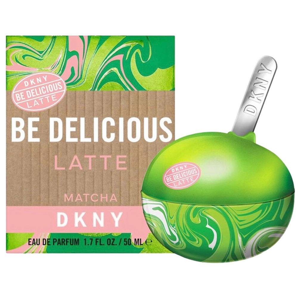 DKNY Be Delicious Latte Matcha Fragrant Green & Pink Packaging